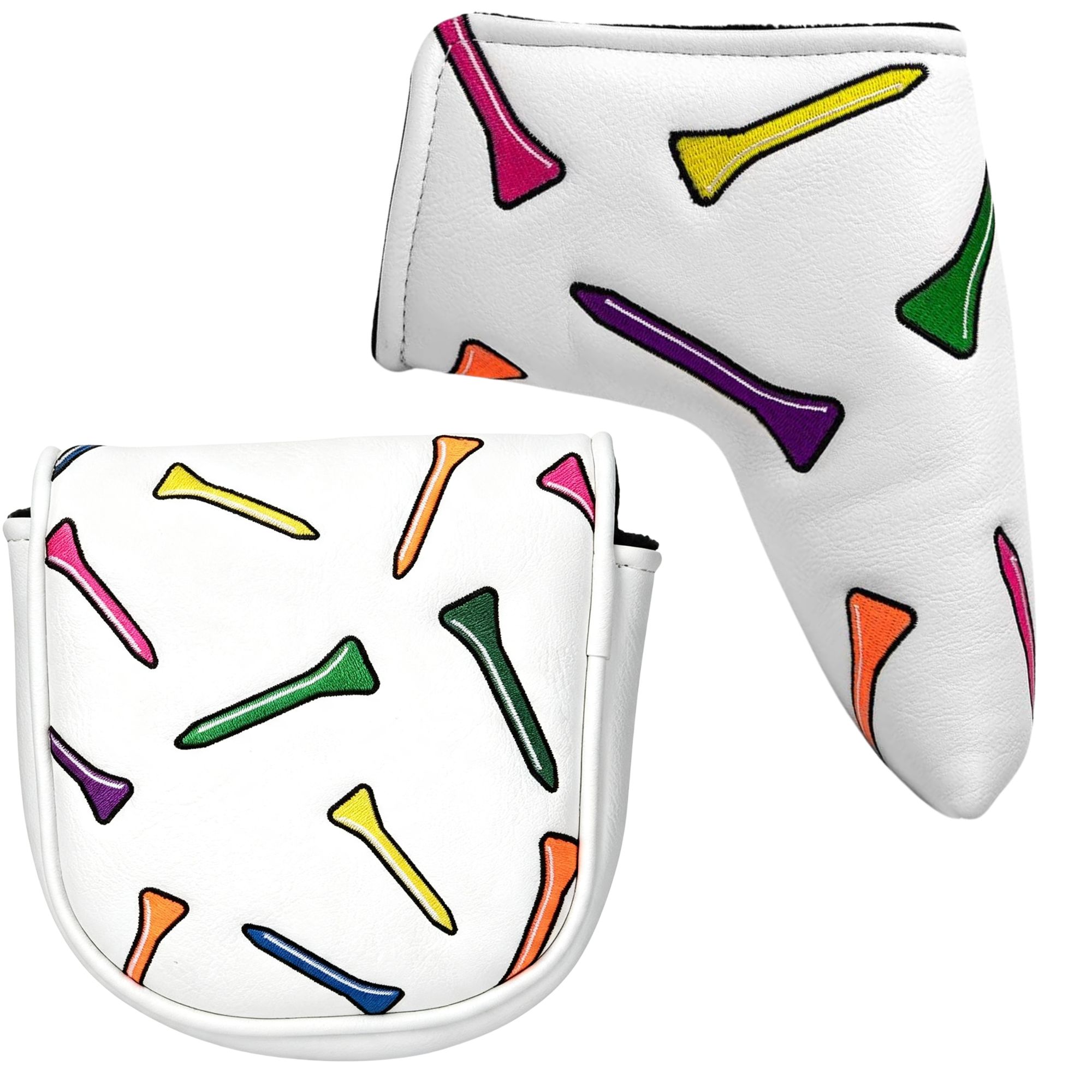 Putter Mallet Blade - Komik Golf Putter Kılıfı, Golf Tee