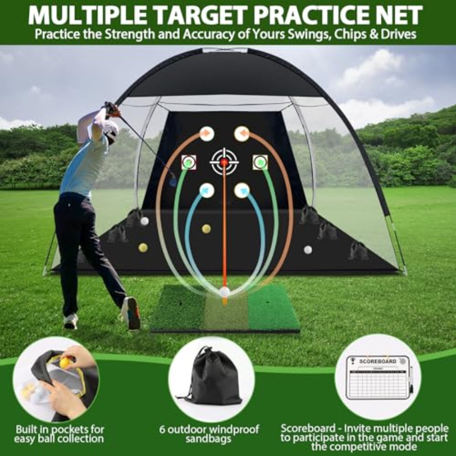Golf Filesi, 10x7 Ft Pratik Vu - Practice Net Hitting incelemesi ve fiyatı