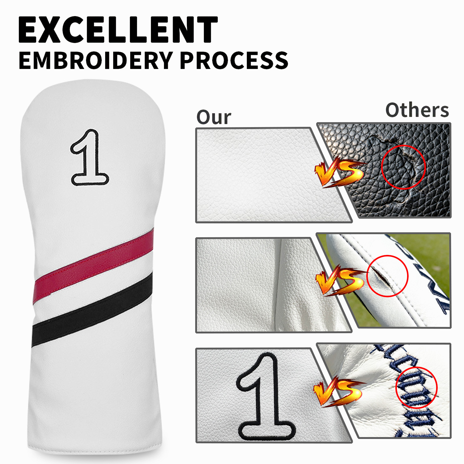 Golf Kulübü # 1 # 3 # 5 # U Wo - Golf Equipment Suppliers incelemesi ve fiyatı