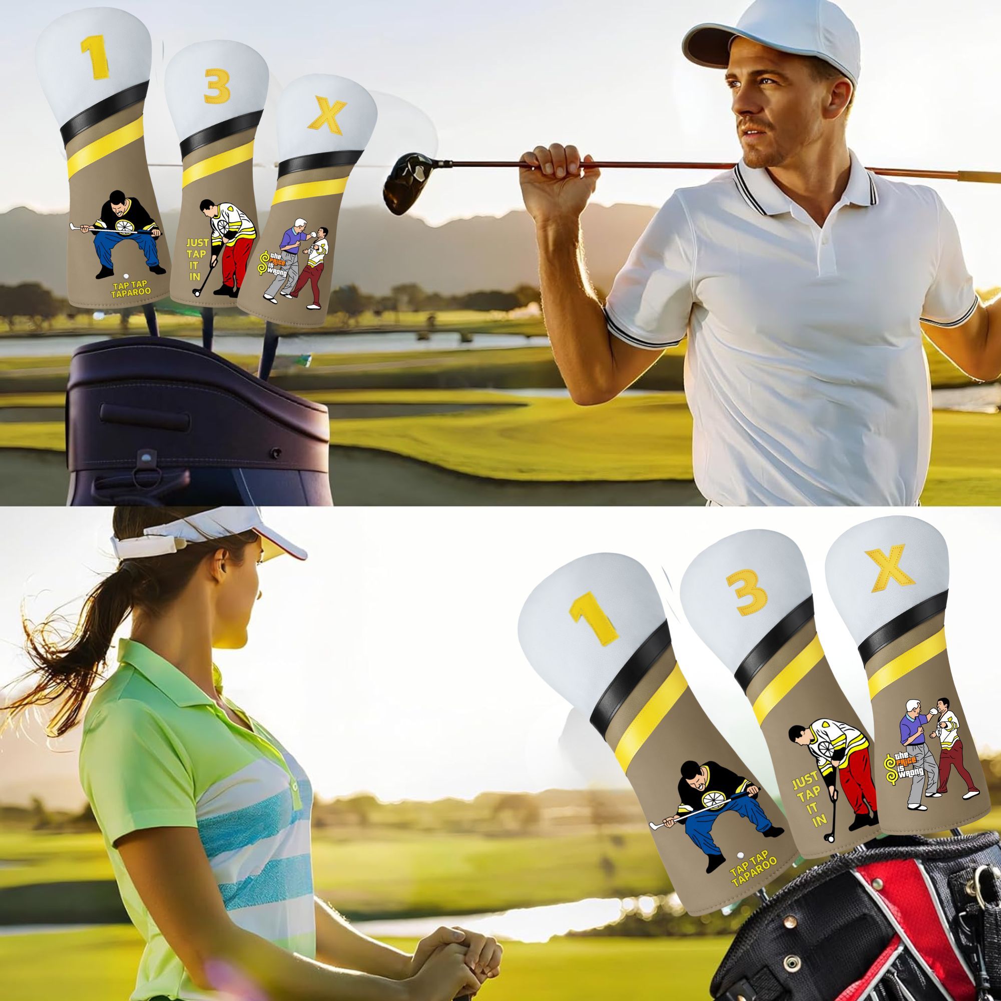 Sürücüler için Komik Mutlu Gil - Putter Mallet Blade incelemesi ve fiyatı