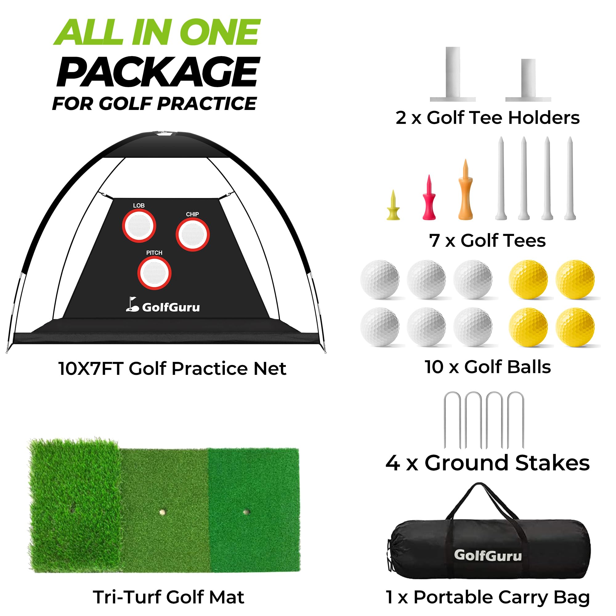 Golf Profesyonel Antrenman Ağı - Practice Net Hitting incelemesi ve fiyatı